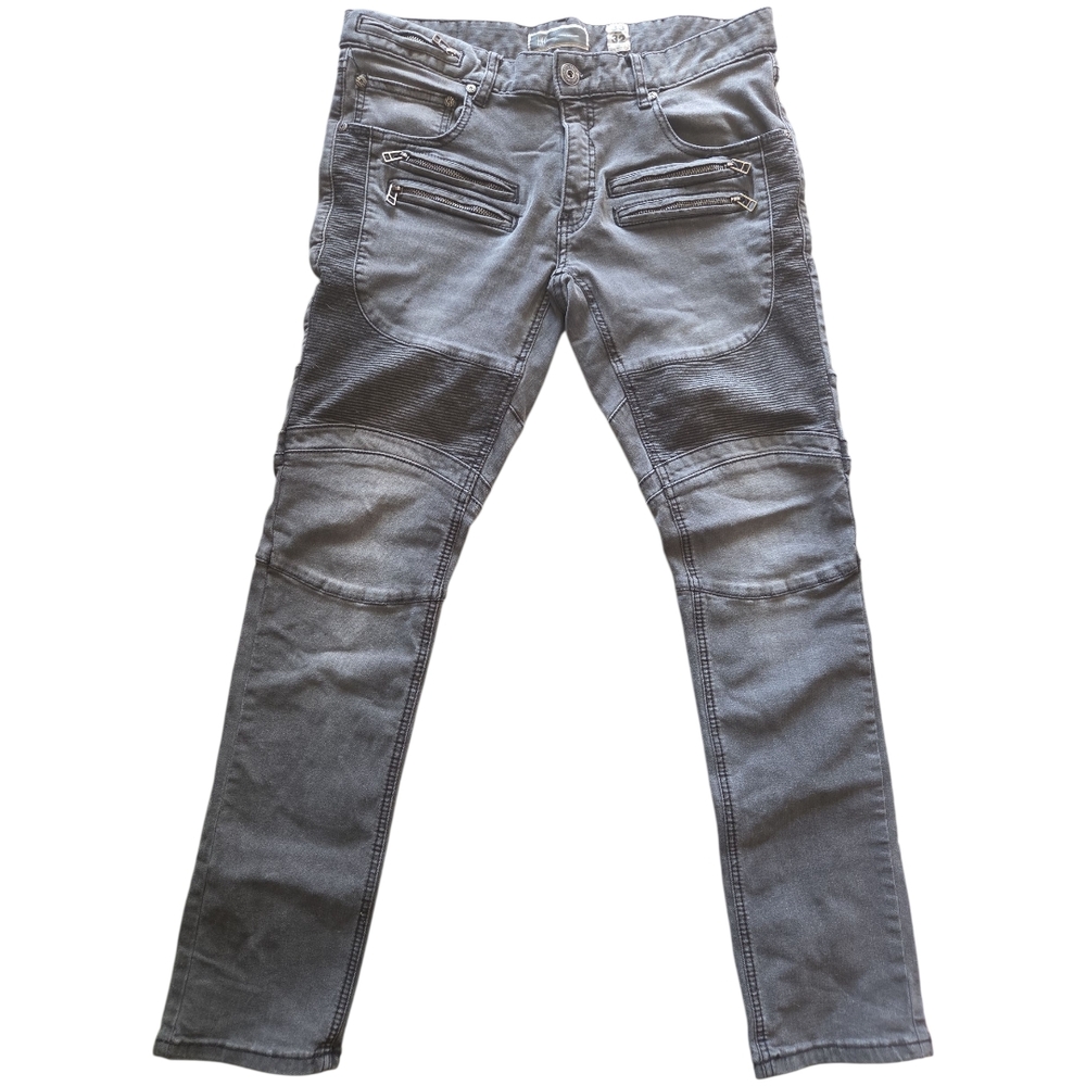 INC International Concepts Dark Gray Stockholm Skinny Fit Denim Jeans. 33e⁷